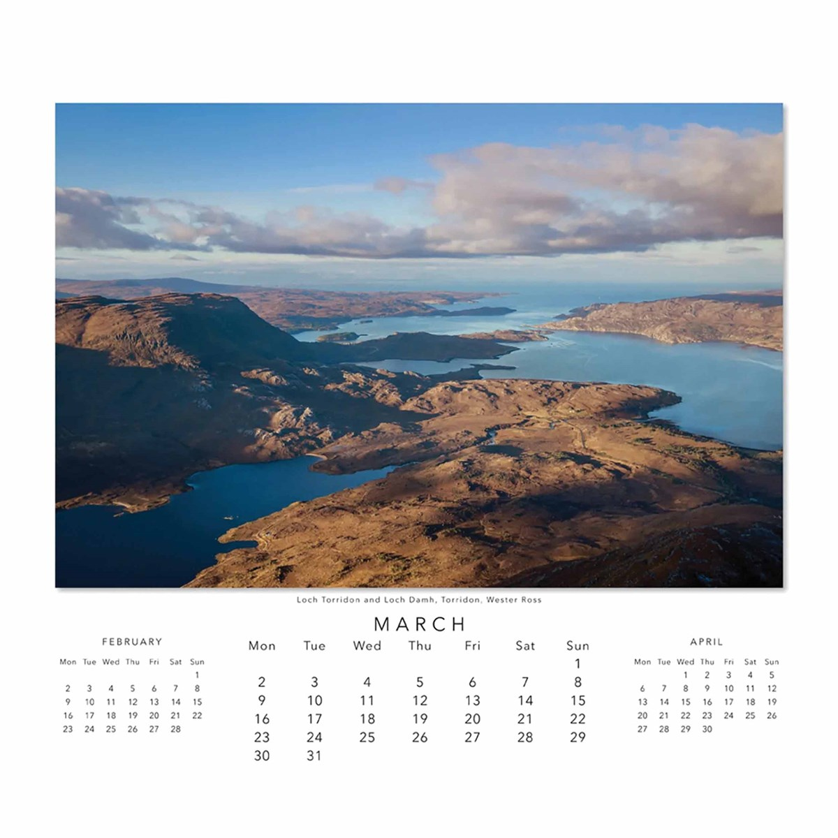 Colin Baxter, Scotland - The Light &amp;amp; The Land Deluxe Calendar 2026 in Scotland Light and Land 2025 Calendar Printable