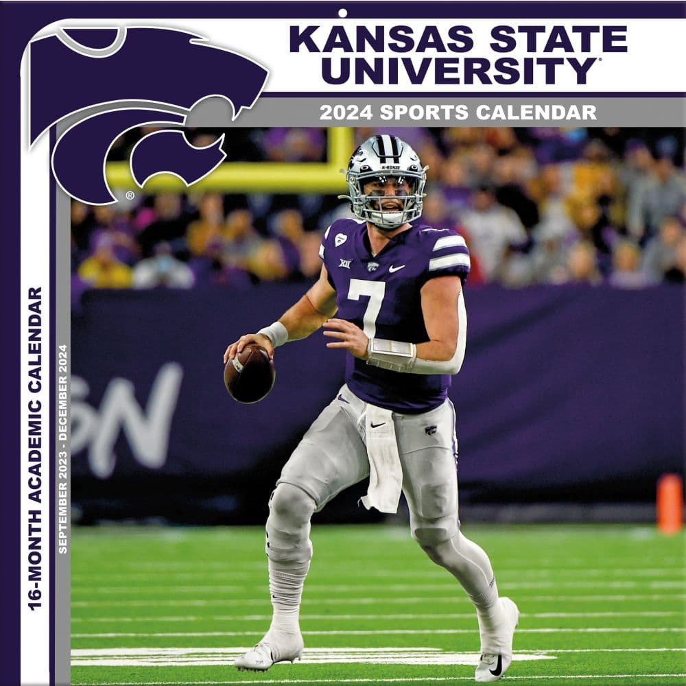 College Sports in Col Kansas State Wildcats 2025 Calendar Printable