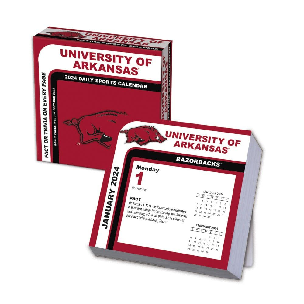 College Sports pertaining to COL Arkansas Razorbacks 2025 Calendar Printable