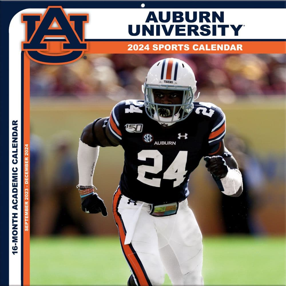 College Sports within COL Auburn Tigers 2025 Calendar Printable