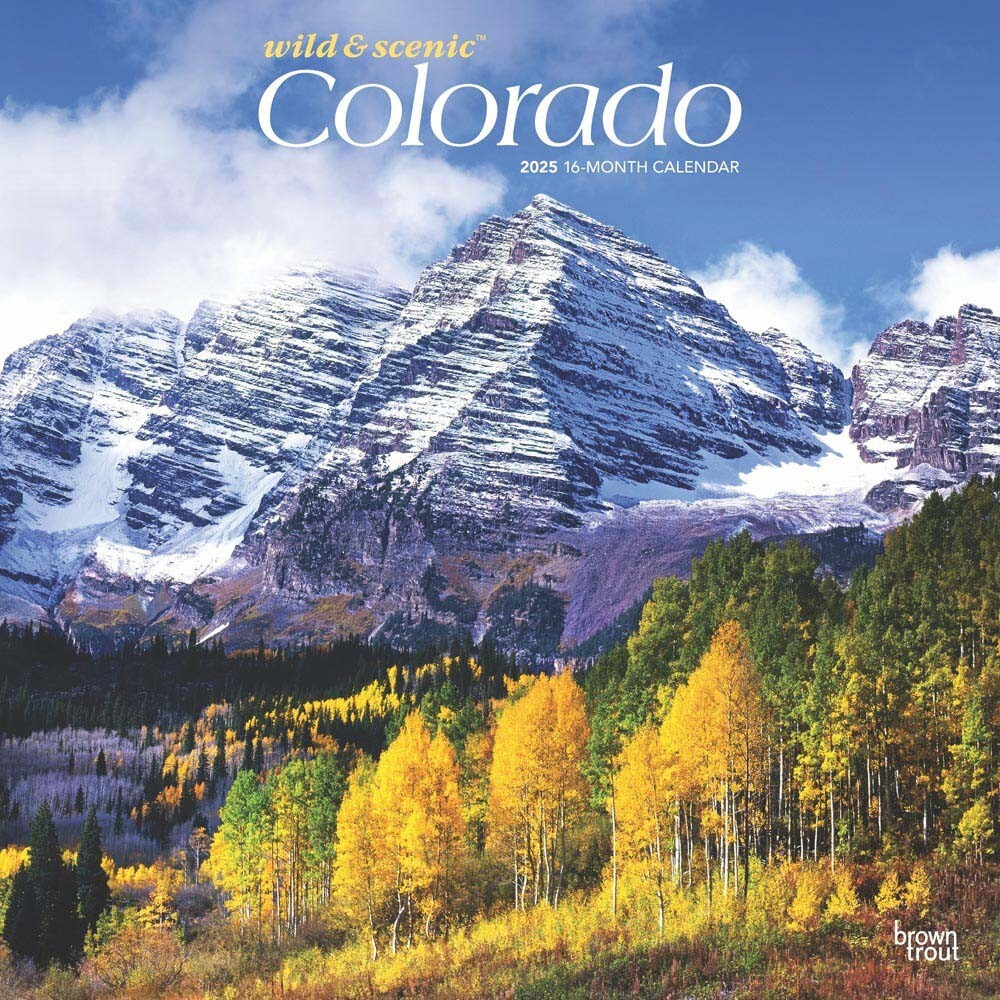 Colorado Wild &amp;amp; Scenic | 2025 12X24&amp;quot; Monthly Square Wall Calendar in Idaho Wild and Scenic 2025 Calendar Printable