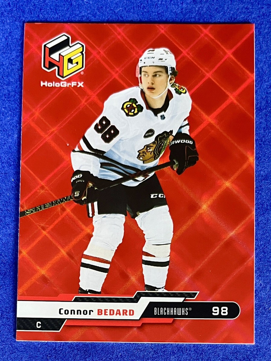 Connor Bedard 2023-24 Upper Deck Extended Holo Grfx Red Rookie Hg with regard to Nhl Connor Bedard 2025 Calendar Printable