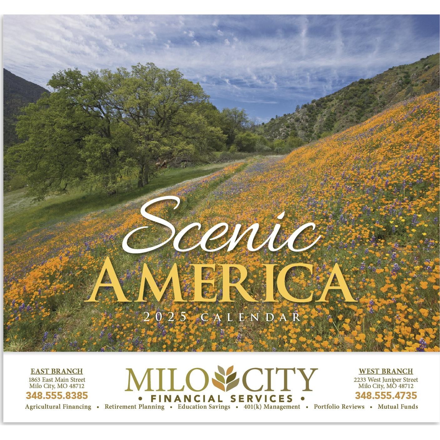 Custom Scenic America Appointment Calendars (2026, Stapled) within Scenic America 2025 Calendar Printable