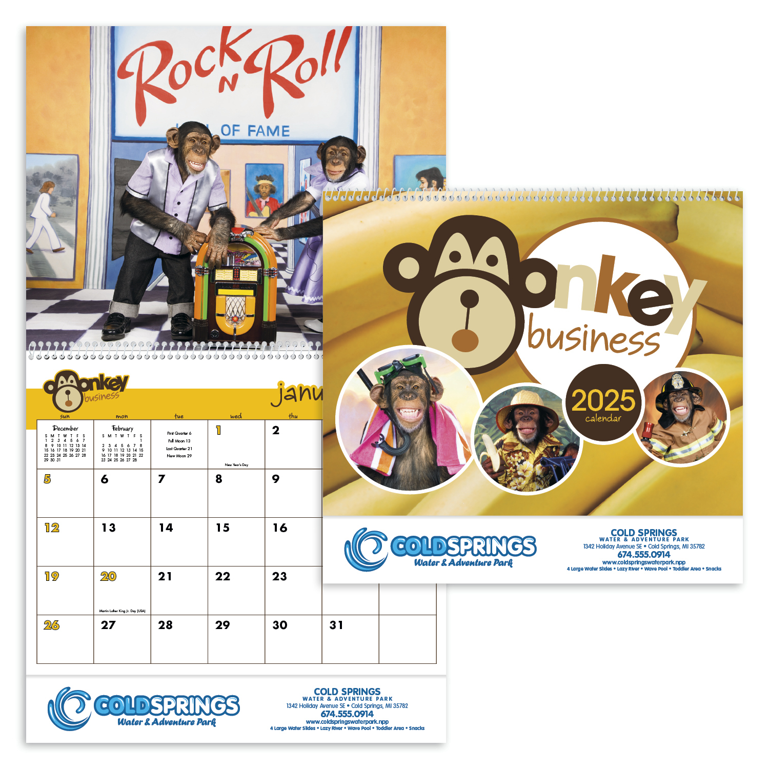 Custom Wall Calendars intended for Monkey Business 2025 Calendar Printable