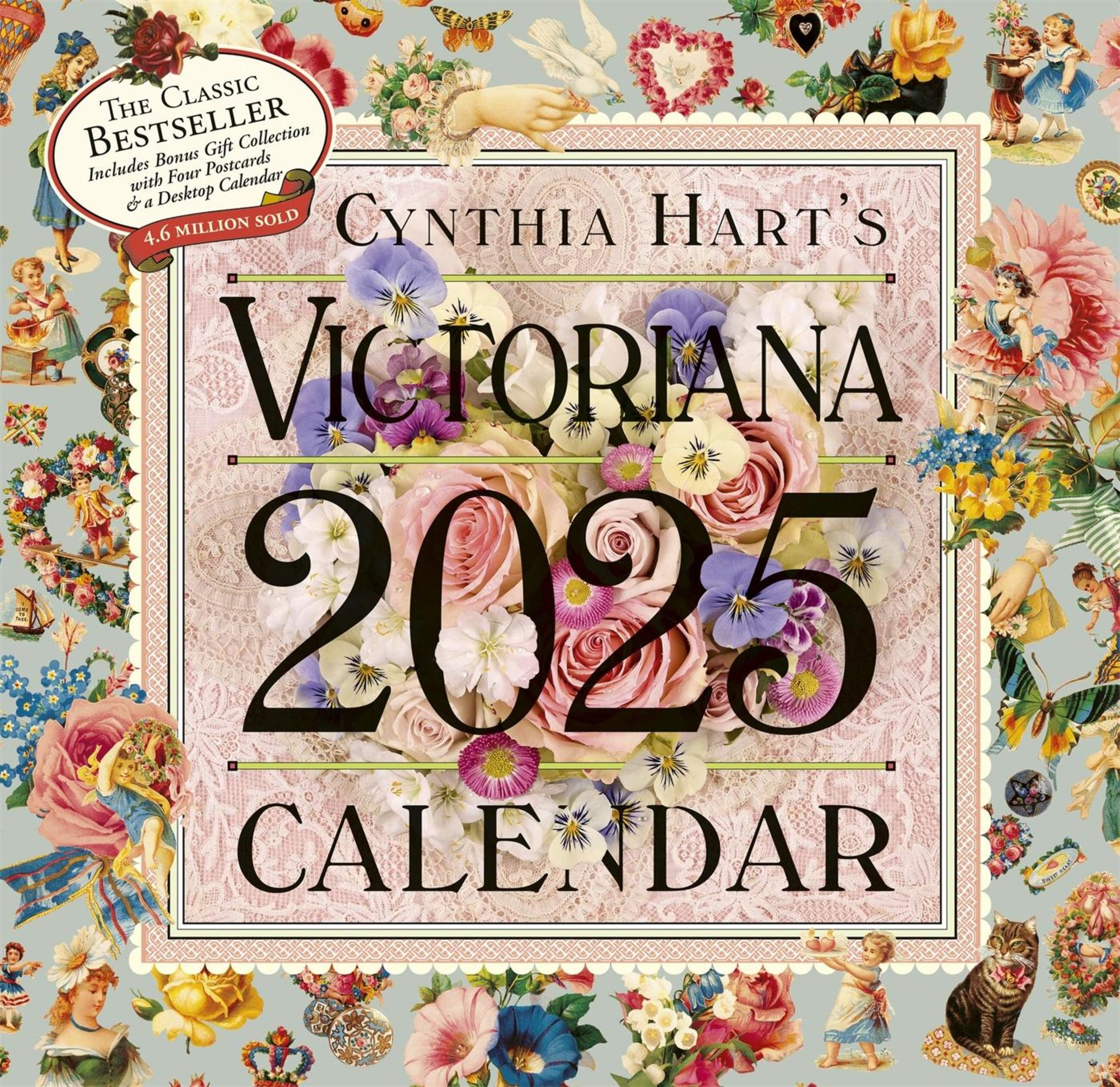 Cynthia Hart&amp;#039;S Victoriana Wall Calendar 2025 in Victoriana 2025 Calendar Printable