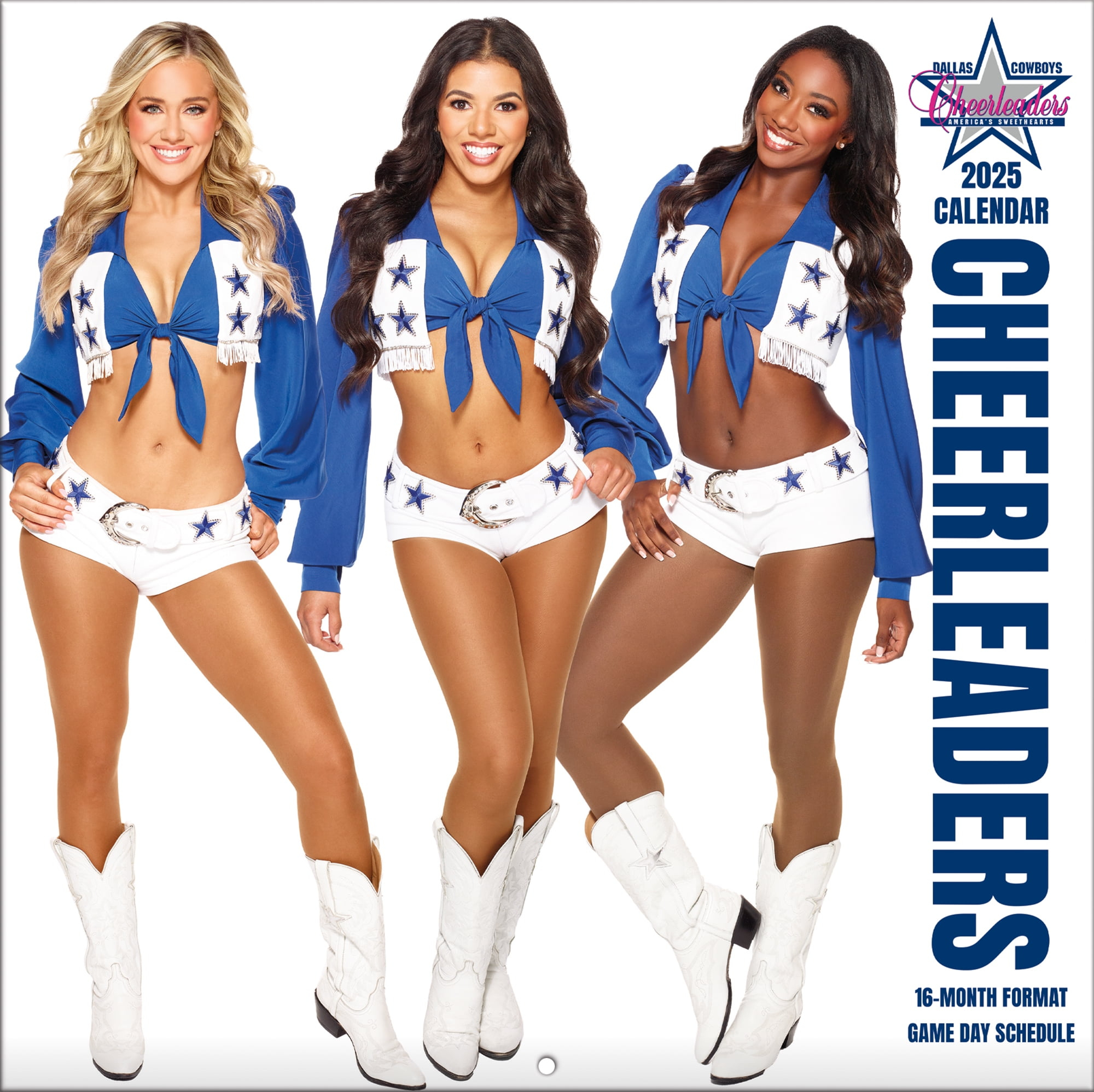 Dallas Cowboys 2025 12&amp;quot; X 12&amp;quot;-Cheerleaders Cameo Wall Calendar within Dallas Cowboys Cheerleaders 2025 Calendar Printable