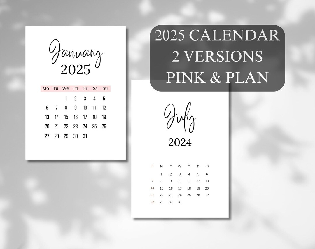 Desk Calendars 2025 Printable Simple Mini Monthly Calendar with Explore Canada Adg 2025 Calendar Printable