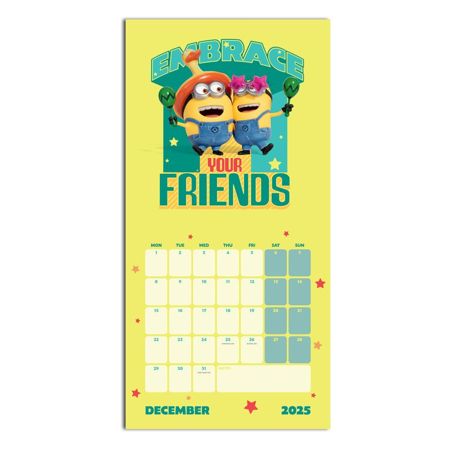 Despicable Me 4 Kalender 2025 Ich Einfach Unverbesserlich 4 in Despicable Me 2025 Calendar Printable