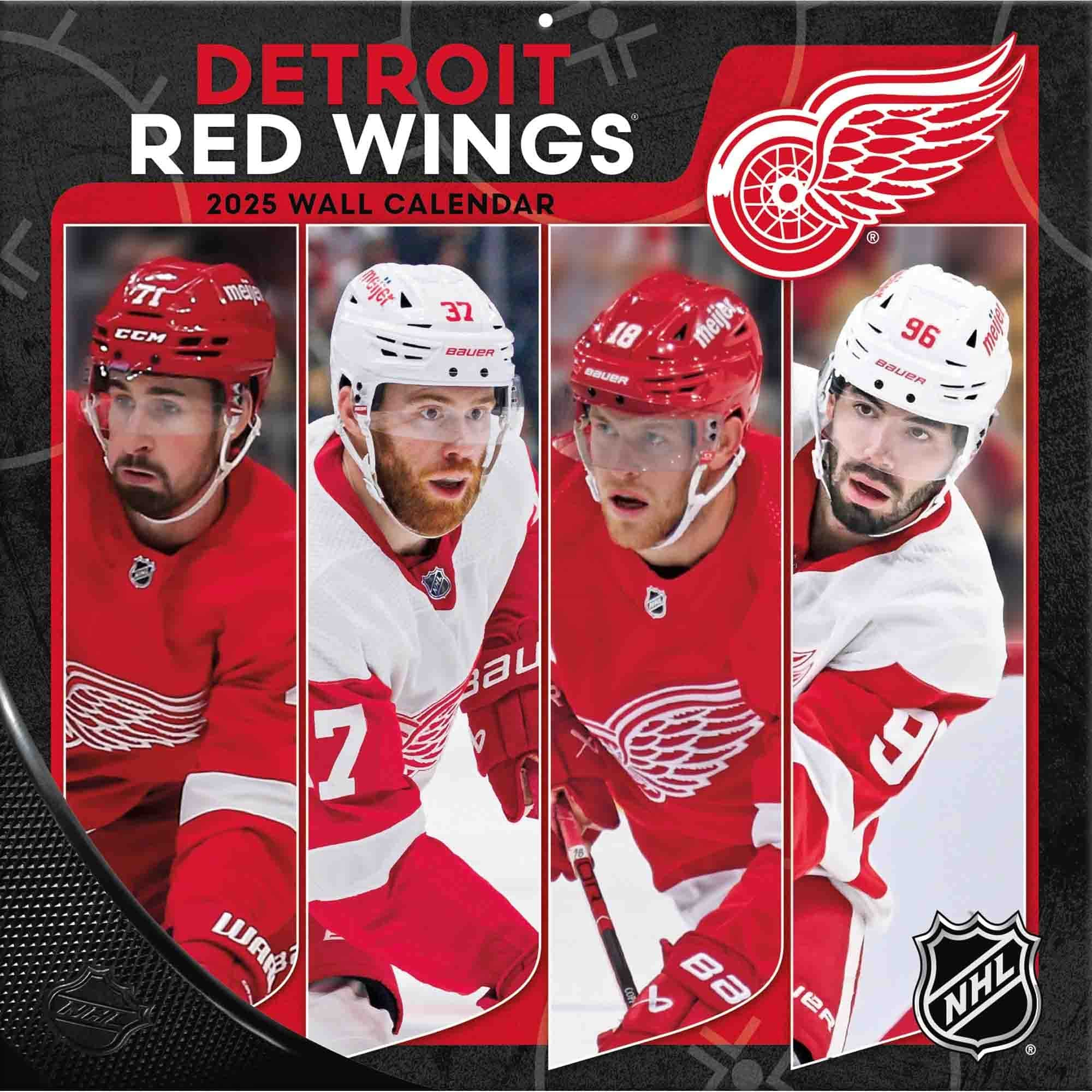 Detroit Red Wings 2025 Team Nhl Wall Calendar | Cheap Trucknspring within Nhl Auston Matthews 2025 Calendar Printable