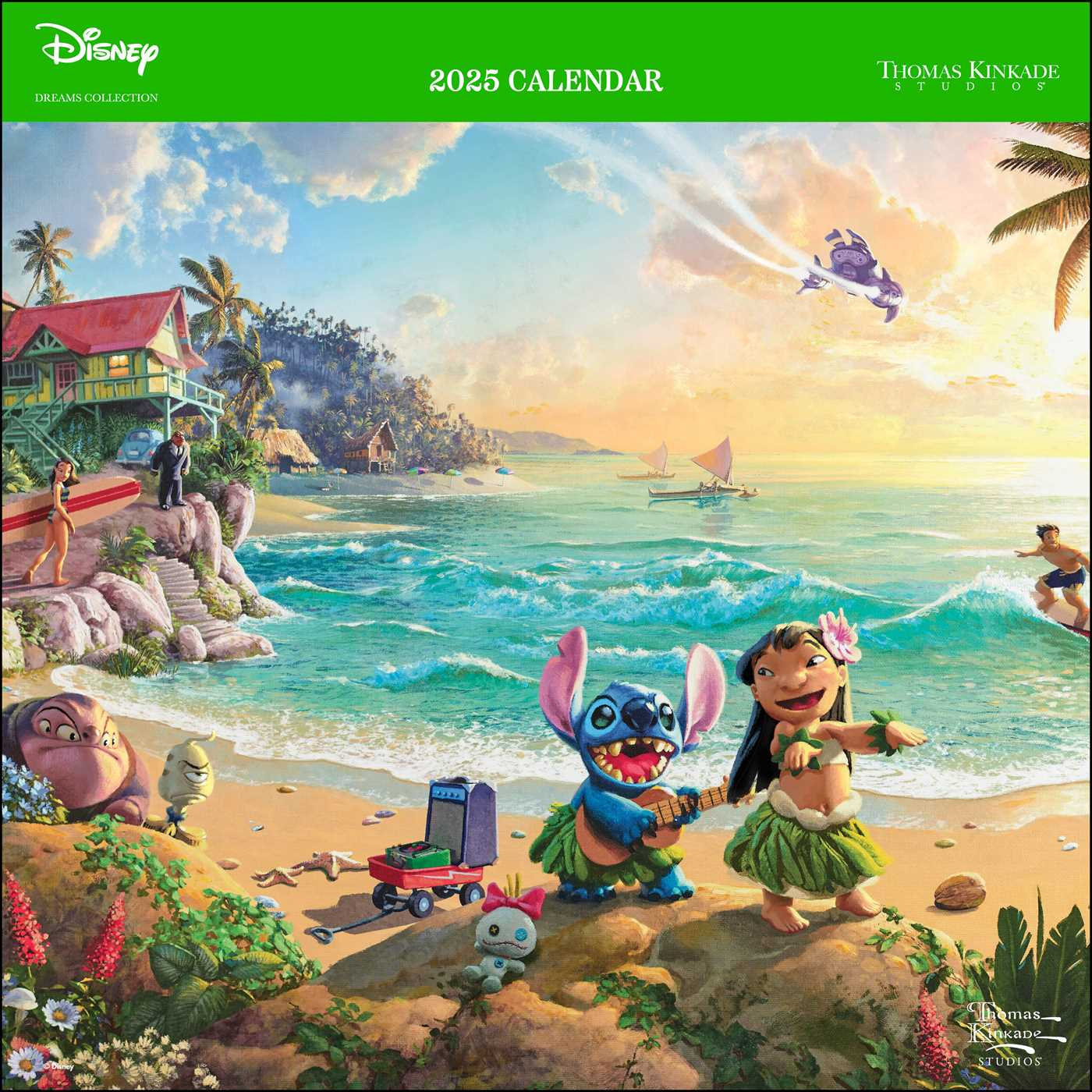 Disney Dreams Collectionthomas Kinkade Studios: 2025 Wall within Disney A Year Of Animation 2025 Calendar Printable