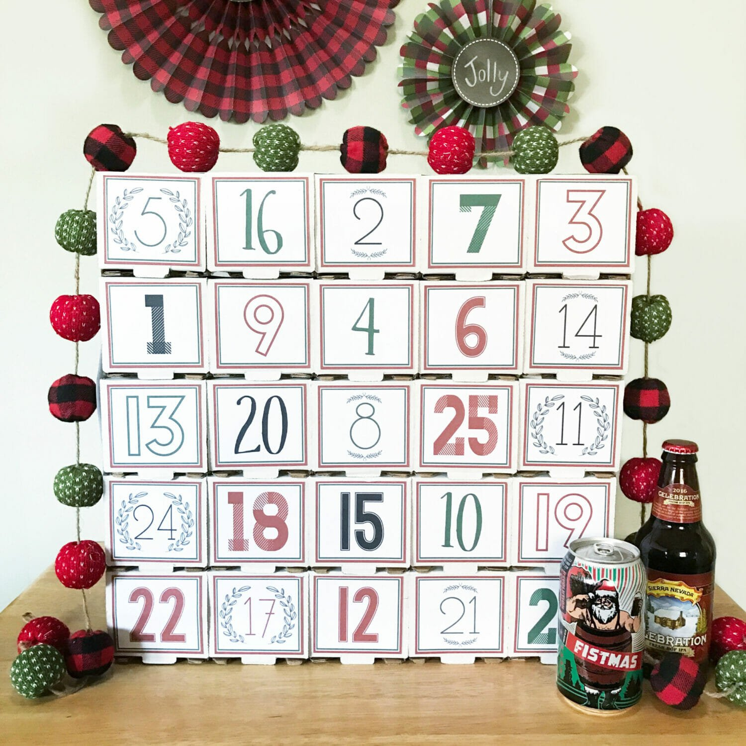 Diy Beer Advent Calendar - Crafting Cheerfully regarding Beer Photo 2025 Calendar Printable