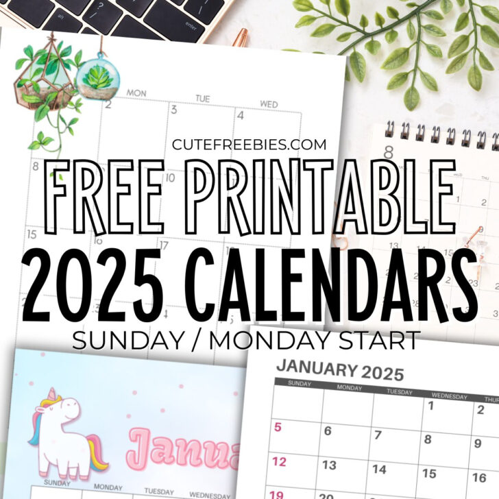 Dog Mom 2025 Calendar Printable