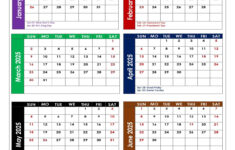 Download Free Monthly 2025 Calendar Printable Pdf With Holidays pertaining to January – June 2025 Calendar