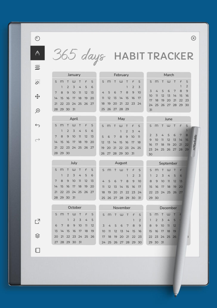 365 Days of History 2025 Calendar Printable