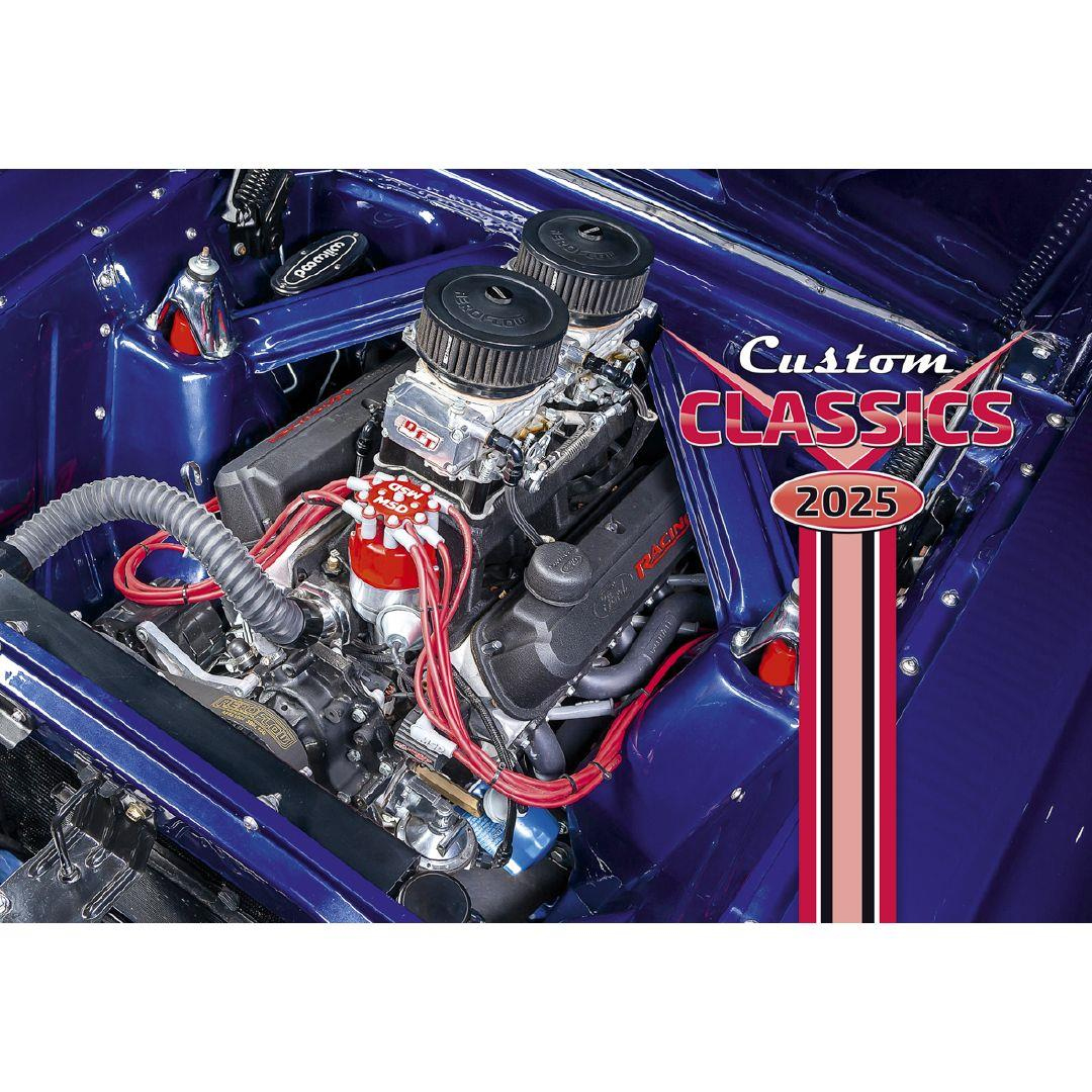Easy2C 2025 Custom Classic Cars Calendar 29.Cm X 20.5Cm for Classic Cruisin And Chrome 2025 Calendar Printable