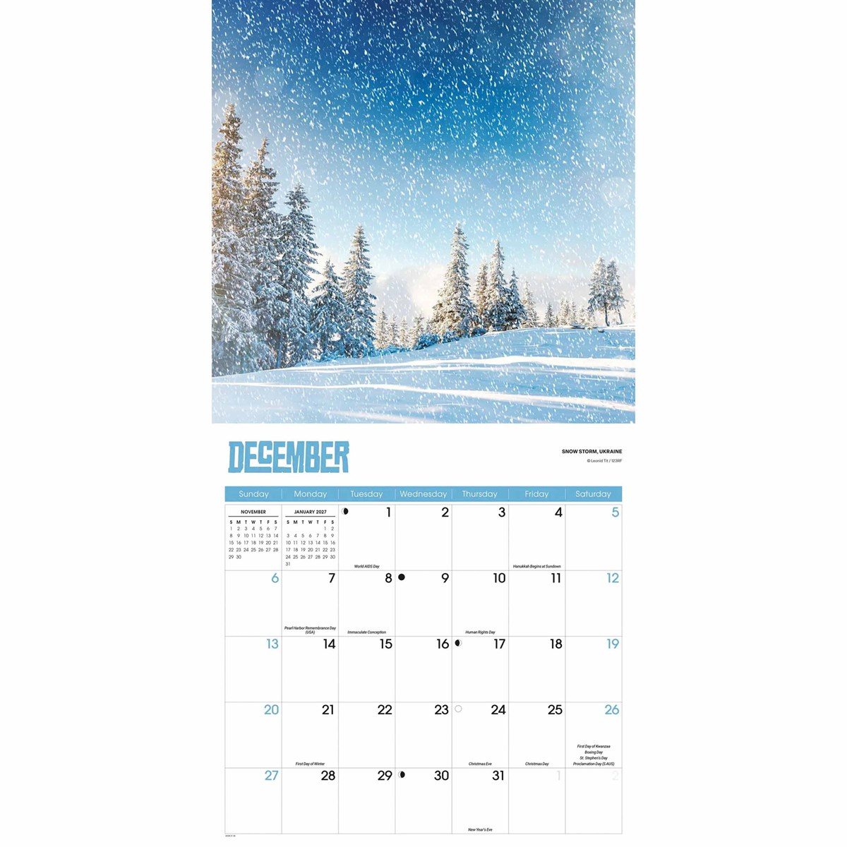 Extreme Weather Calendar 2026 for Extreme Weather 2025 Calendar Printable