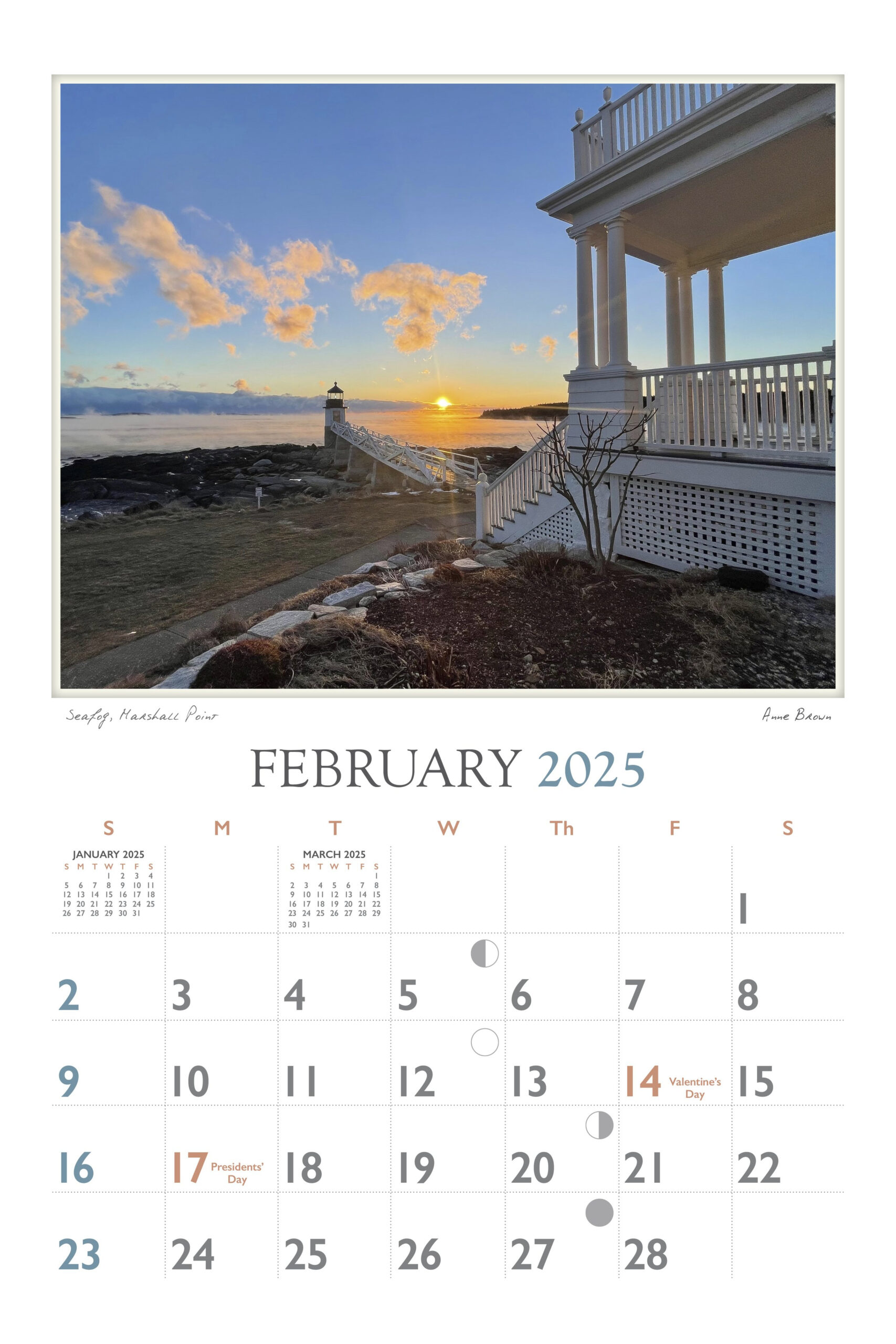 Falmouth On Cape Cod - 2025 Calendar — Robert Manz Studio with regard to Cape Cod 2025 Calendar Printable
