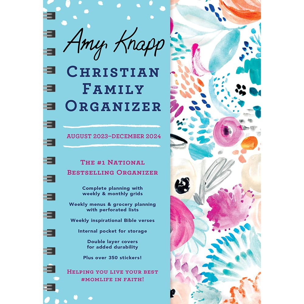 Family Organizer within Amy Knapps Grid Family Organizer 2025 Calendar Printable