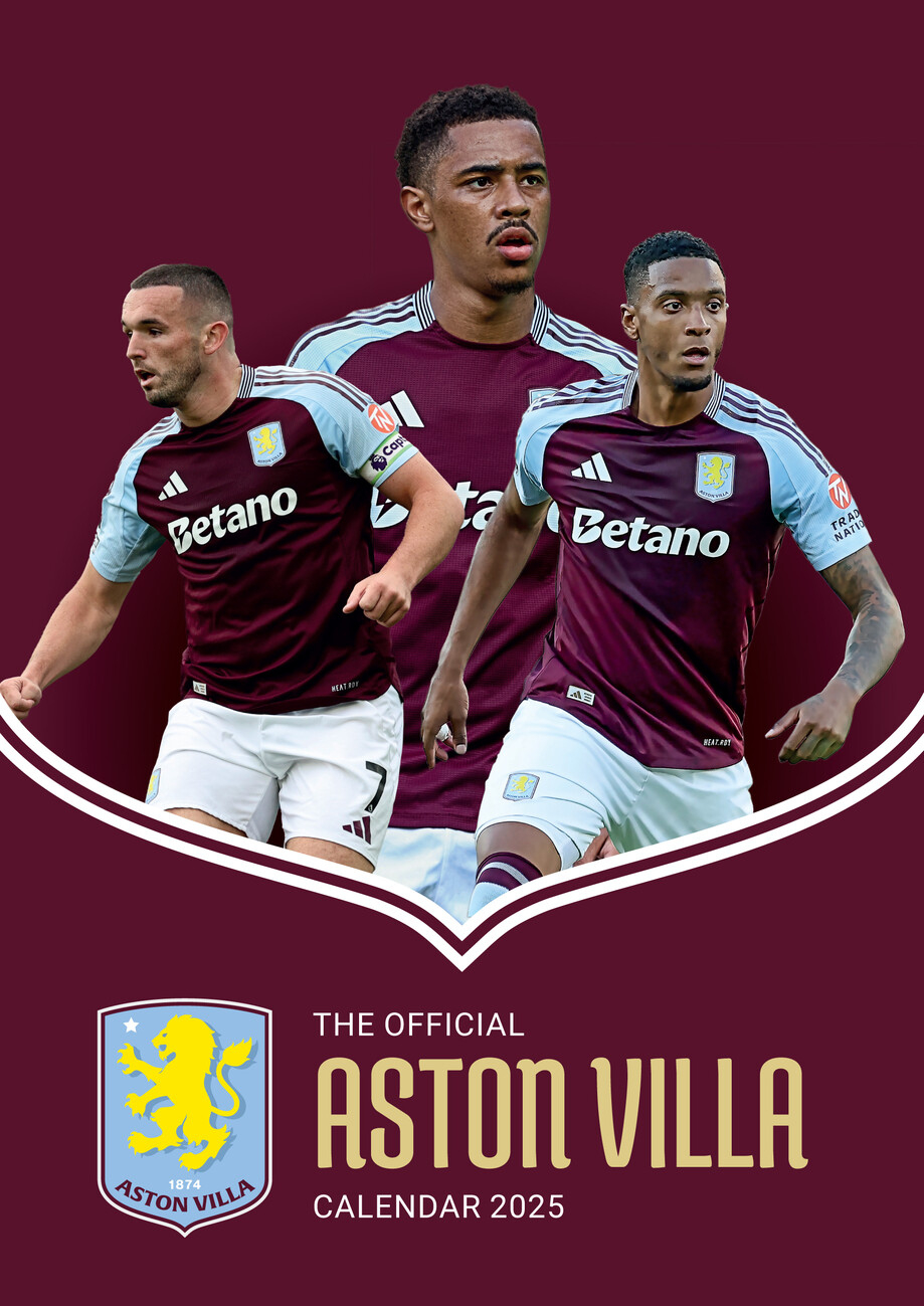 Fc Aston Villa - Wall Calendars 2025 | Buy At Europosters regarding Aston Villa Fc Poster 2025 Calendar Printable