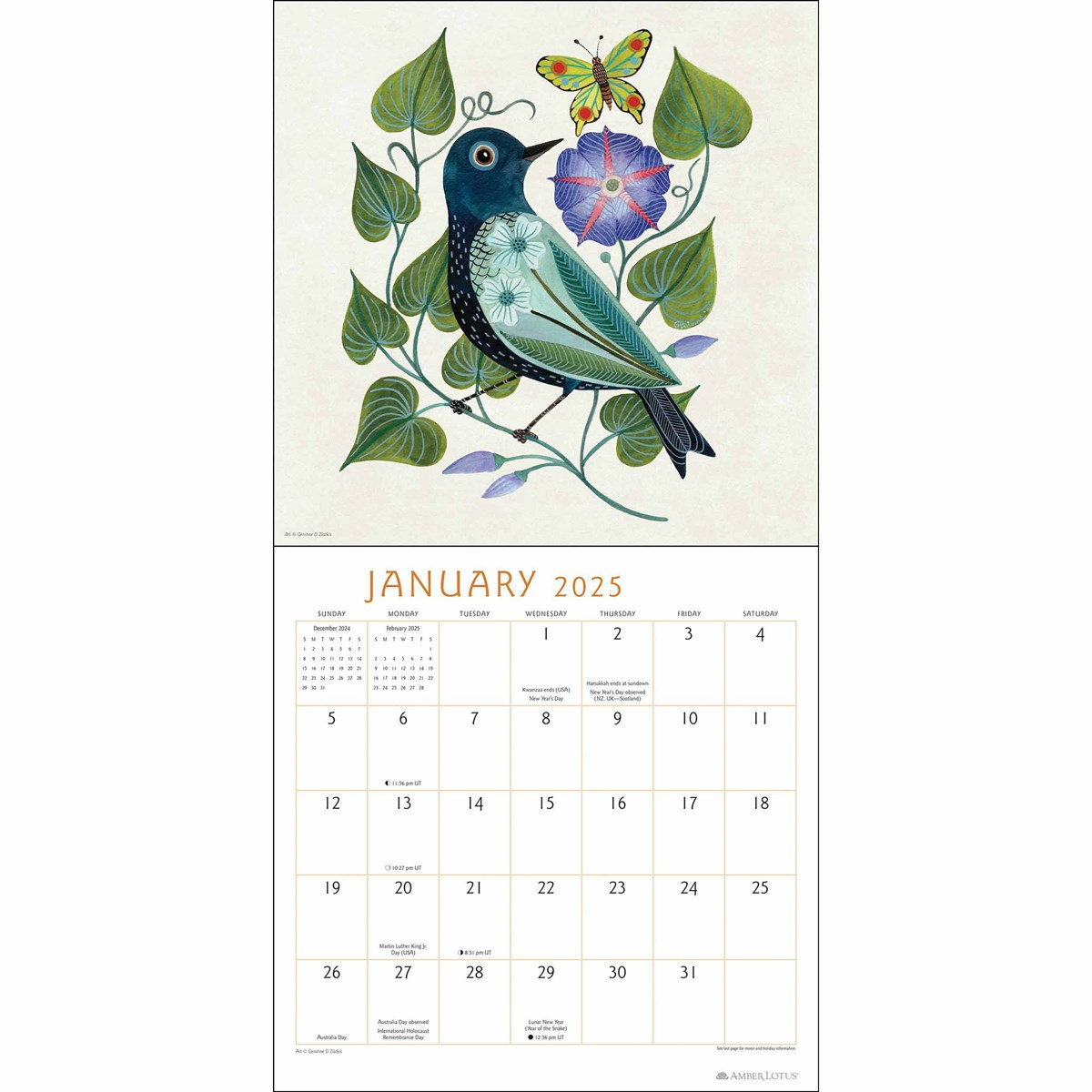 Feathered Friends Calendar 2025 with regard to Feathered Friends 2025 Calendar Printable