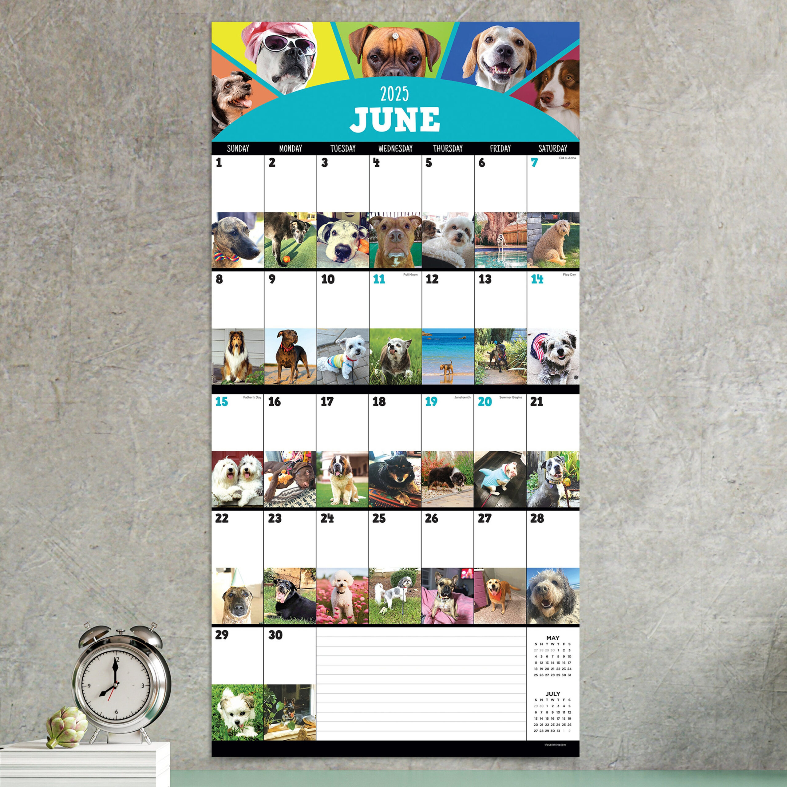 Final Sale 2025 Dog-A-Day Wall Calendar - Etsy with Dogs We Love Ross 2025 Calendar Printable