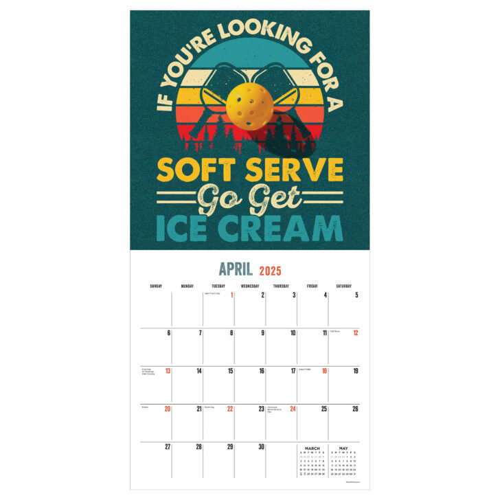 Pickleball is Life 2025 Calendar Printable