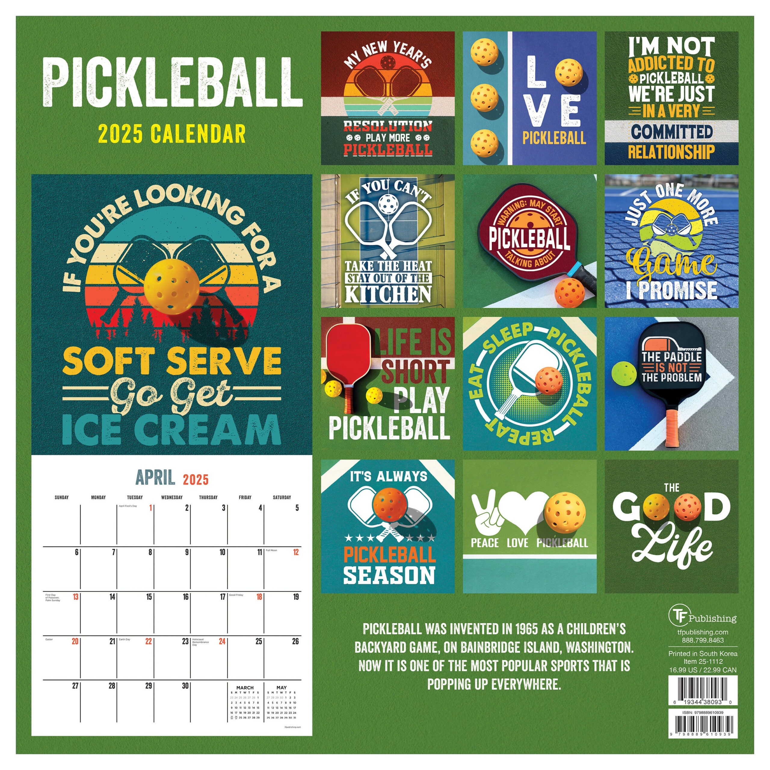 Final Sale 2025 Pickleball Is Life Wall Calendar - Etsy.de within Pickleball Is Life 2025 Calendar Printable