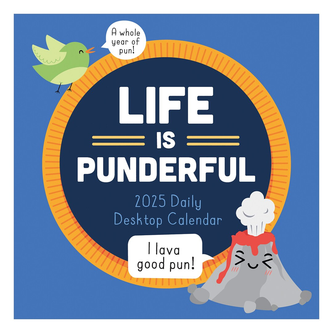 Final Sale 2025 Puns Of Fun Daily Desktop Calendar - Etsy with Pun Intended 2025 Calendar Printable