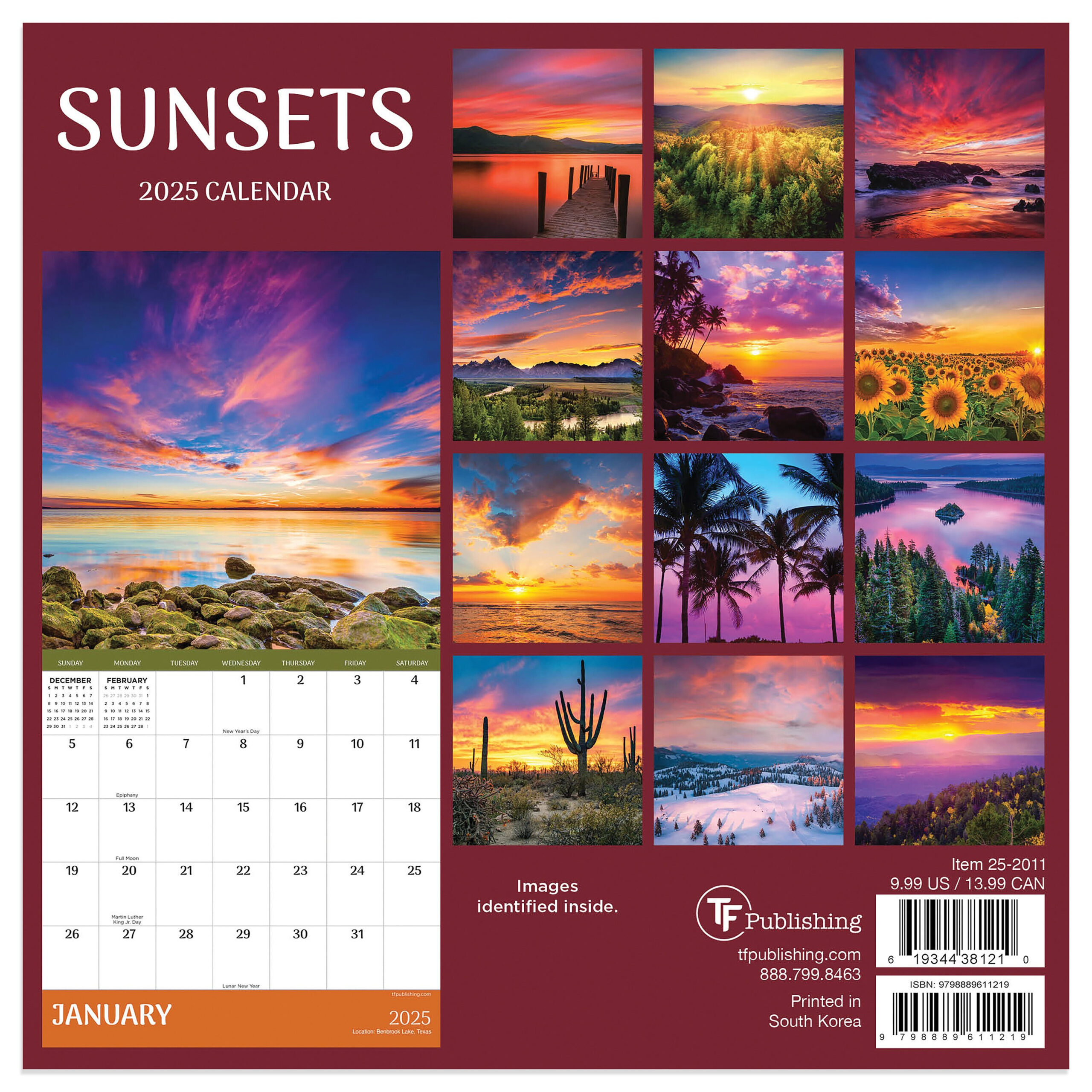 Final Sale 2025 Sunsets Mini Calendar - Etsy Canada in Sunsets Plato 2025 Calendar Printable
