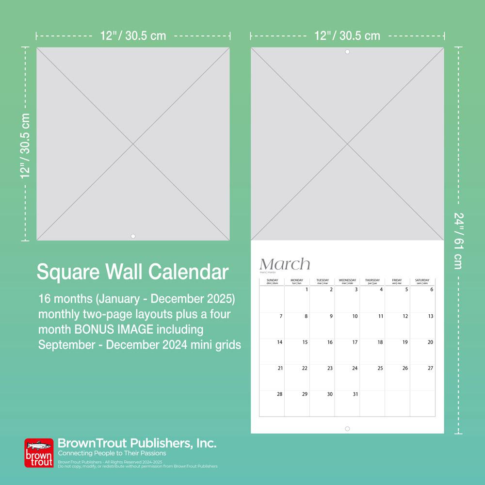 Florida Wild &amp;amp; Scenic 2025 12 X 24 Inch Monthly Square Wall regarding Florida Wild And Scenic 2025 Calendar Printable