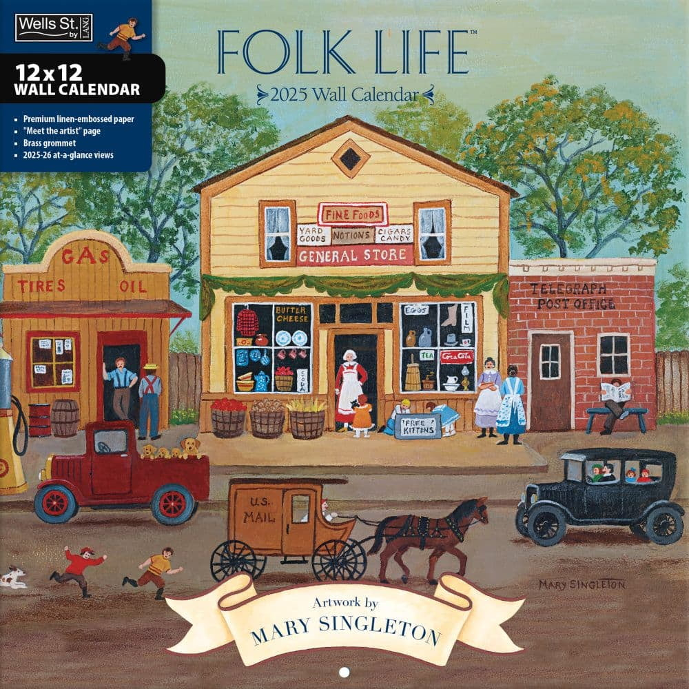 Folk Art Calendars with regard to Lang Folk Art Special Edition 2025 Calendar Printable