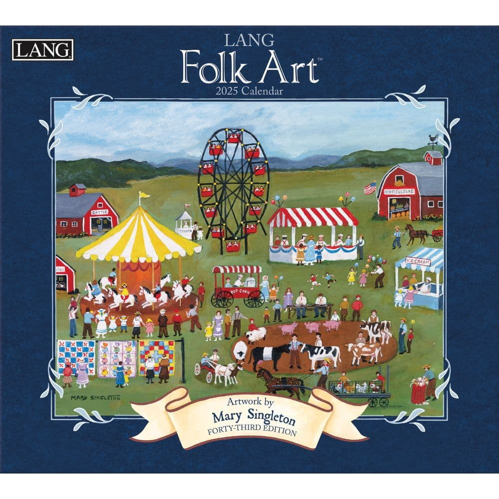 Folk Art Calendars within Lang Folk Art Special Edition 2025 Calendar Printable