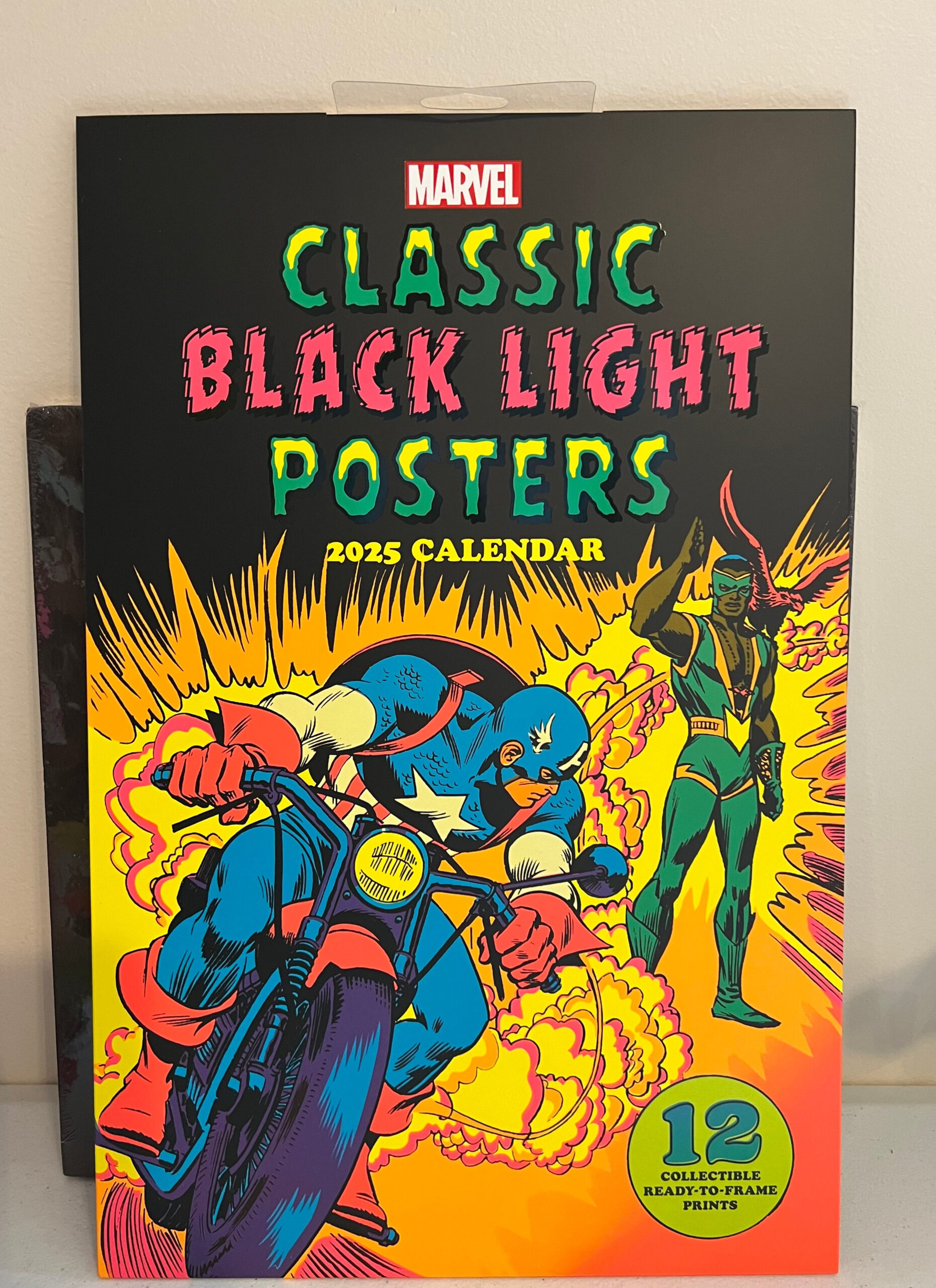 Foom.rrr! Friends Of Ol&amp;#039; Marvel.retro Remembrances Rereleased inside Marvel Classic Black Light Poster 2025 Calendar Printable