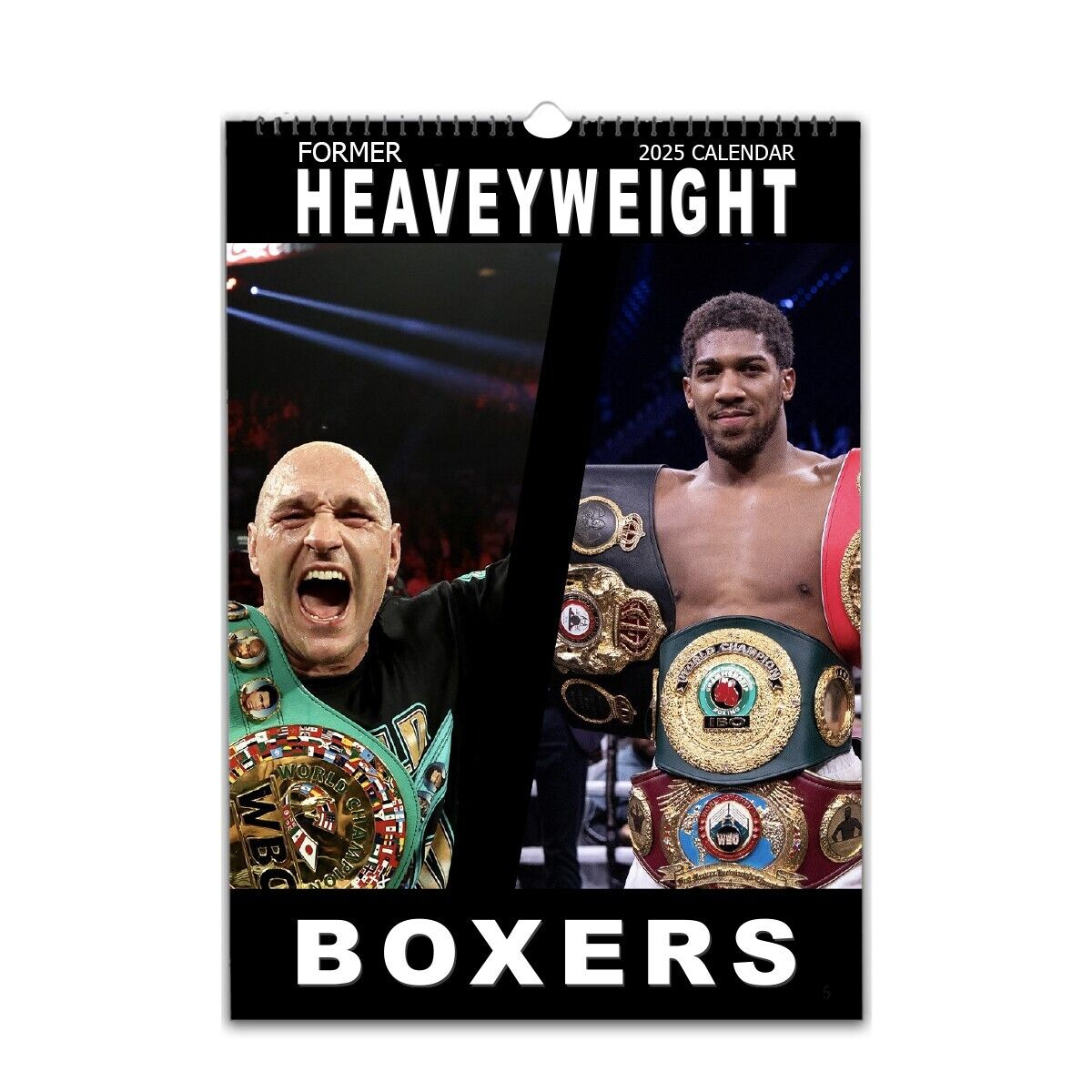 Former Heavyweight Boxers Champions Full Photo Calendar 2025/26 in Just 2025 Boxers 2025 Calendar Printable