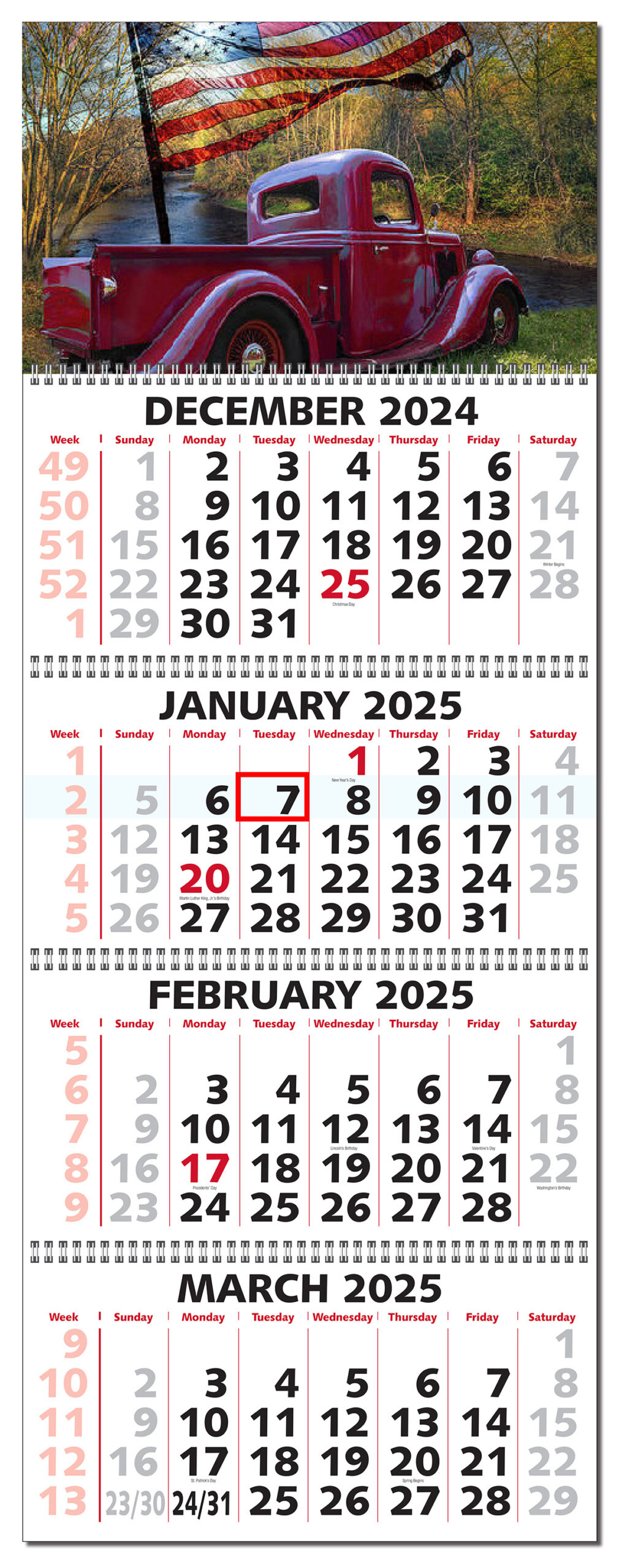 Four Month Hotsell At A Glance with Canada Kulig Art 2025 Calendar Printable