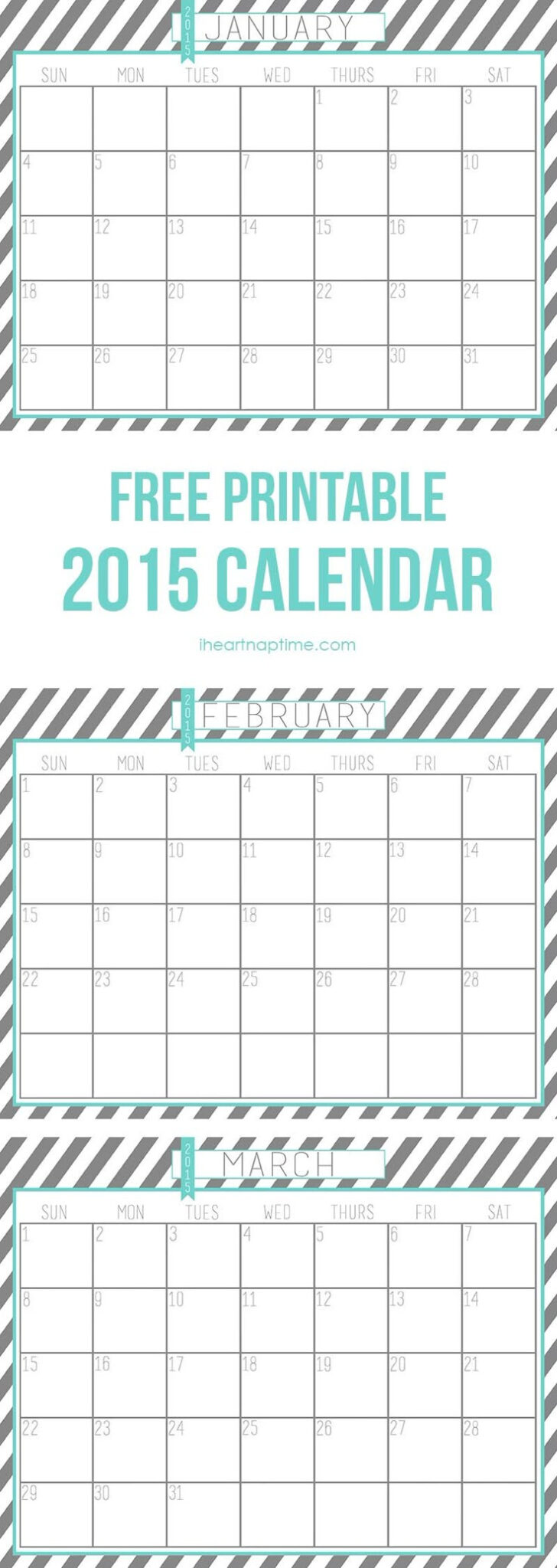Naptime 2025 Calendar  Printable