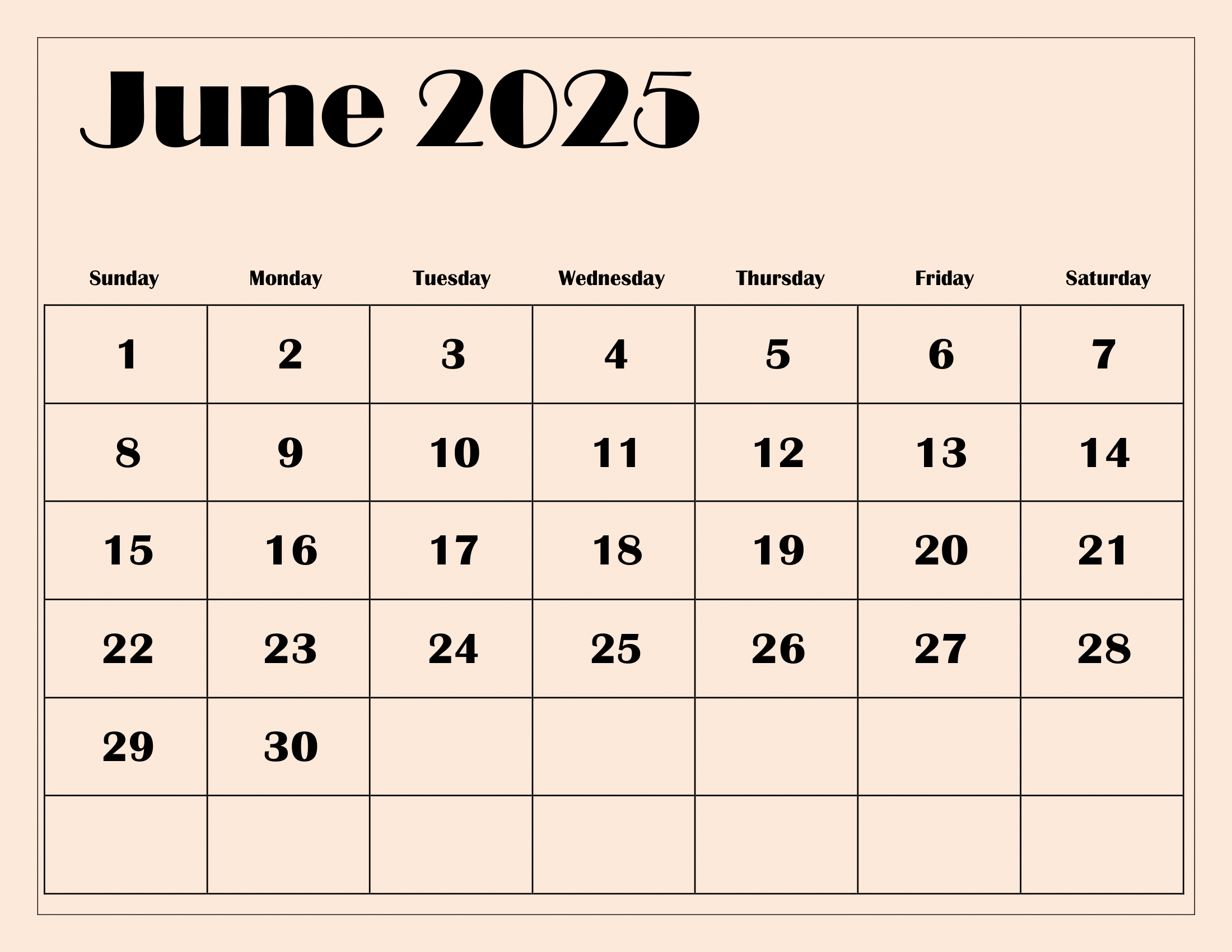 Free June 2025 Calendar Printable Pdf Template With Holidays pertaining to June To June Calendar 2025