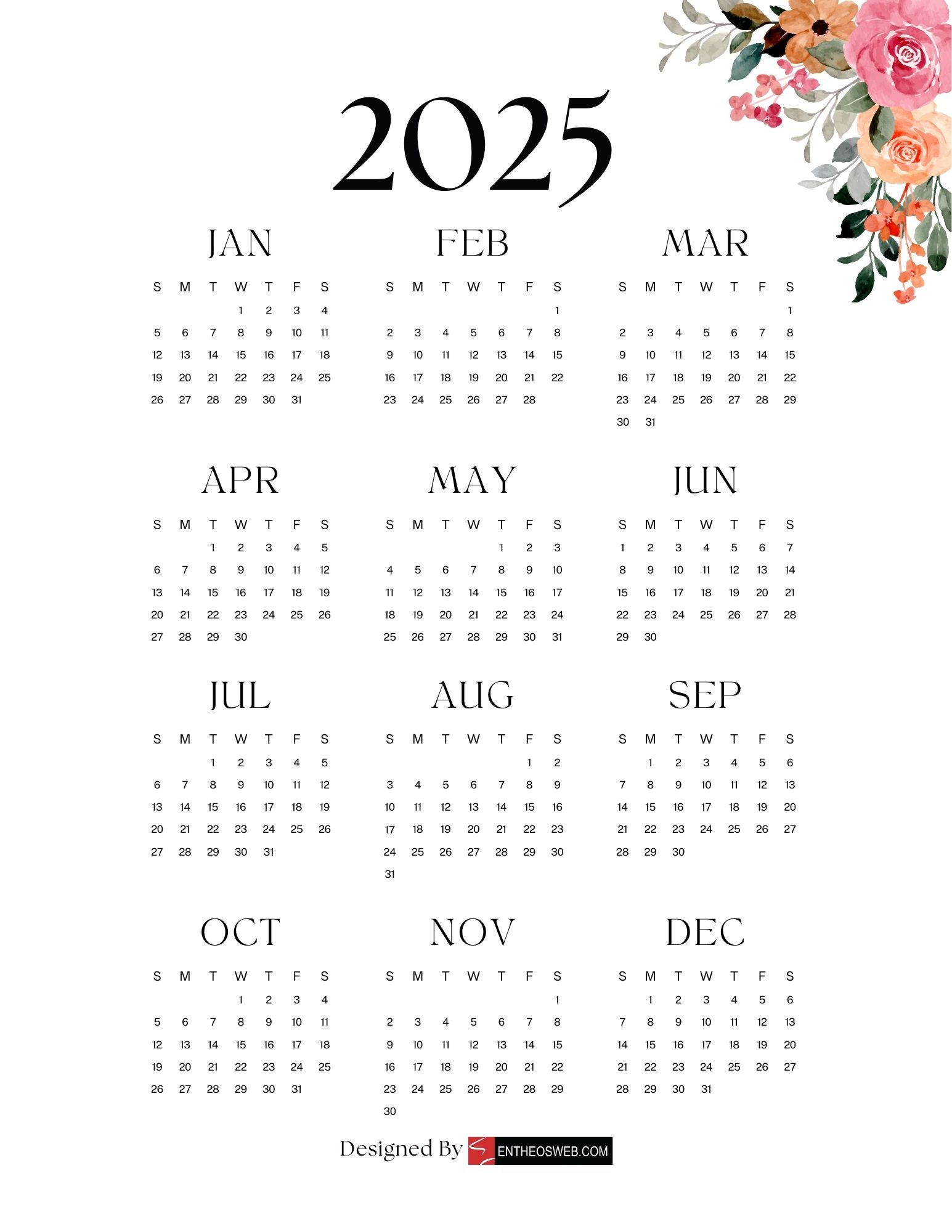 Free Printable 2025 Calendars #Free Printable 2025 Calendars within Patterned 2025 Easel Calendar Printable