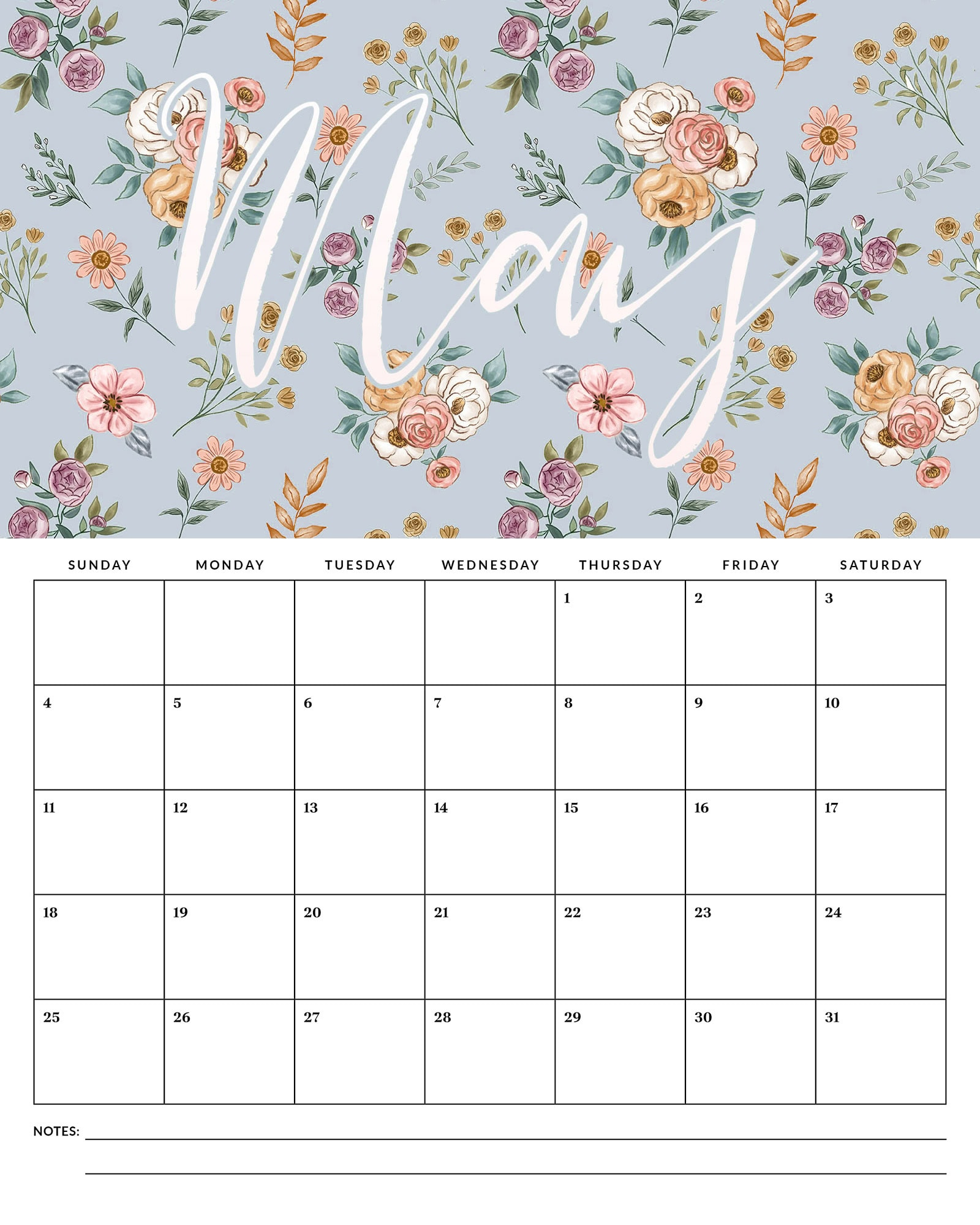 Free Printable 2025 Cottagecore Calendar - The Cottage Market for Cottage Life 2025 Calendar Printable