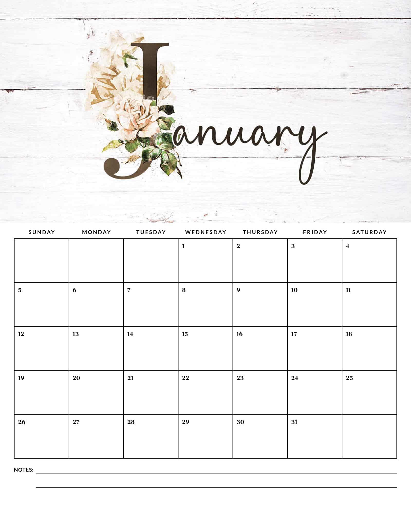 Free Printable 2025 Farmhouse Calendar - The Cottage Market inside On The Farm 2025 Calendar Printable