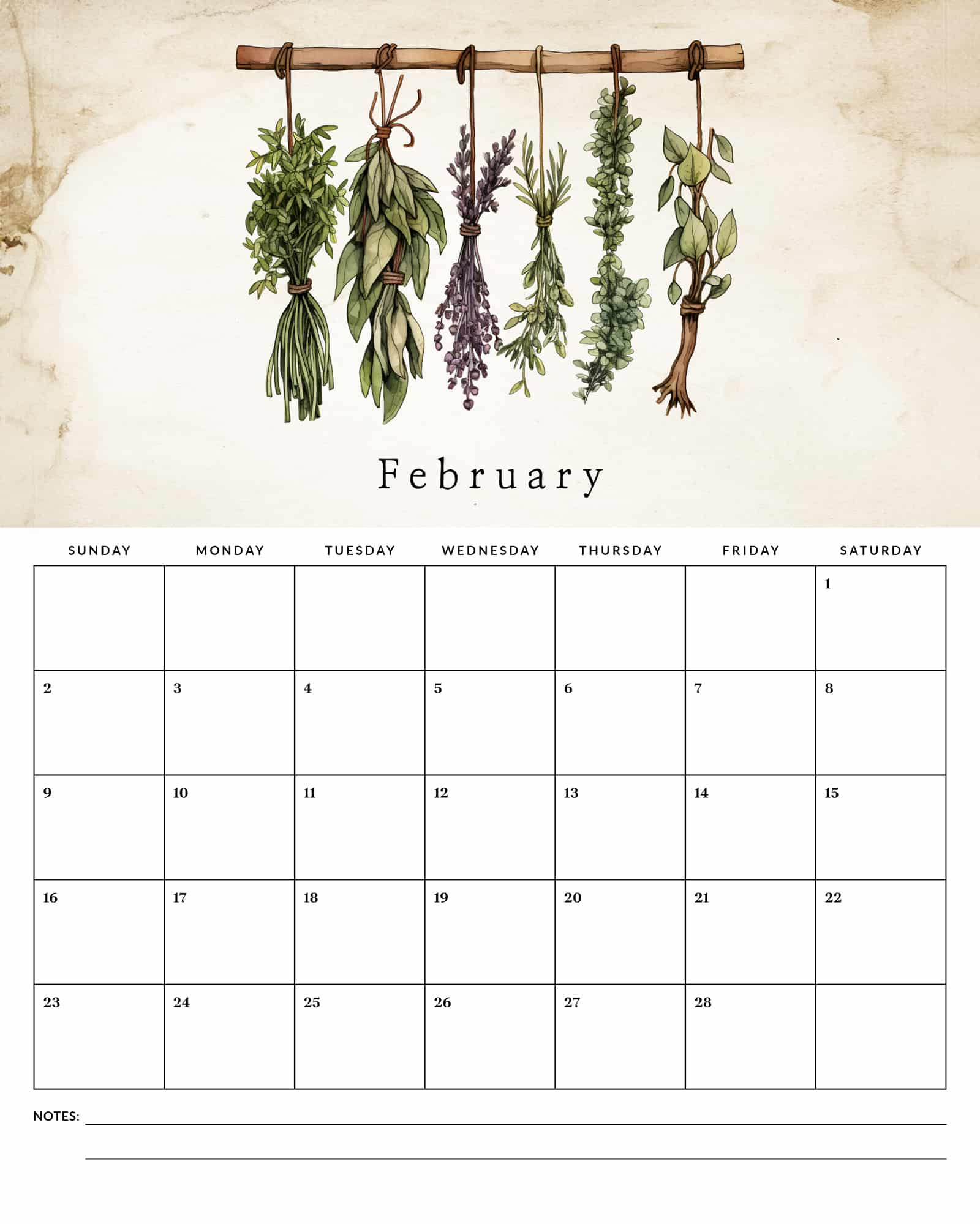 Free Printable 2025 Farmhouse Kitchen Calendar - The Cottage Market throughout Cottage Life 2025 Calendar Printable