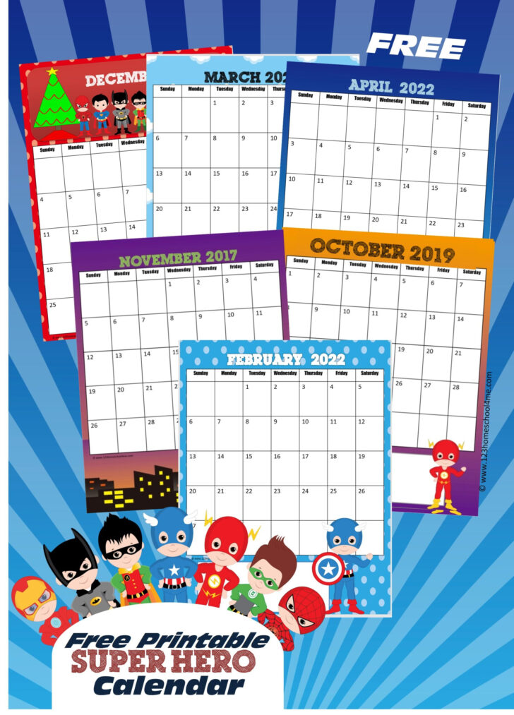 My Favorite Color is Merica 2025 Calendar Printable
