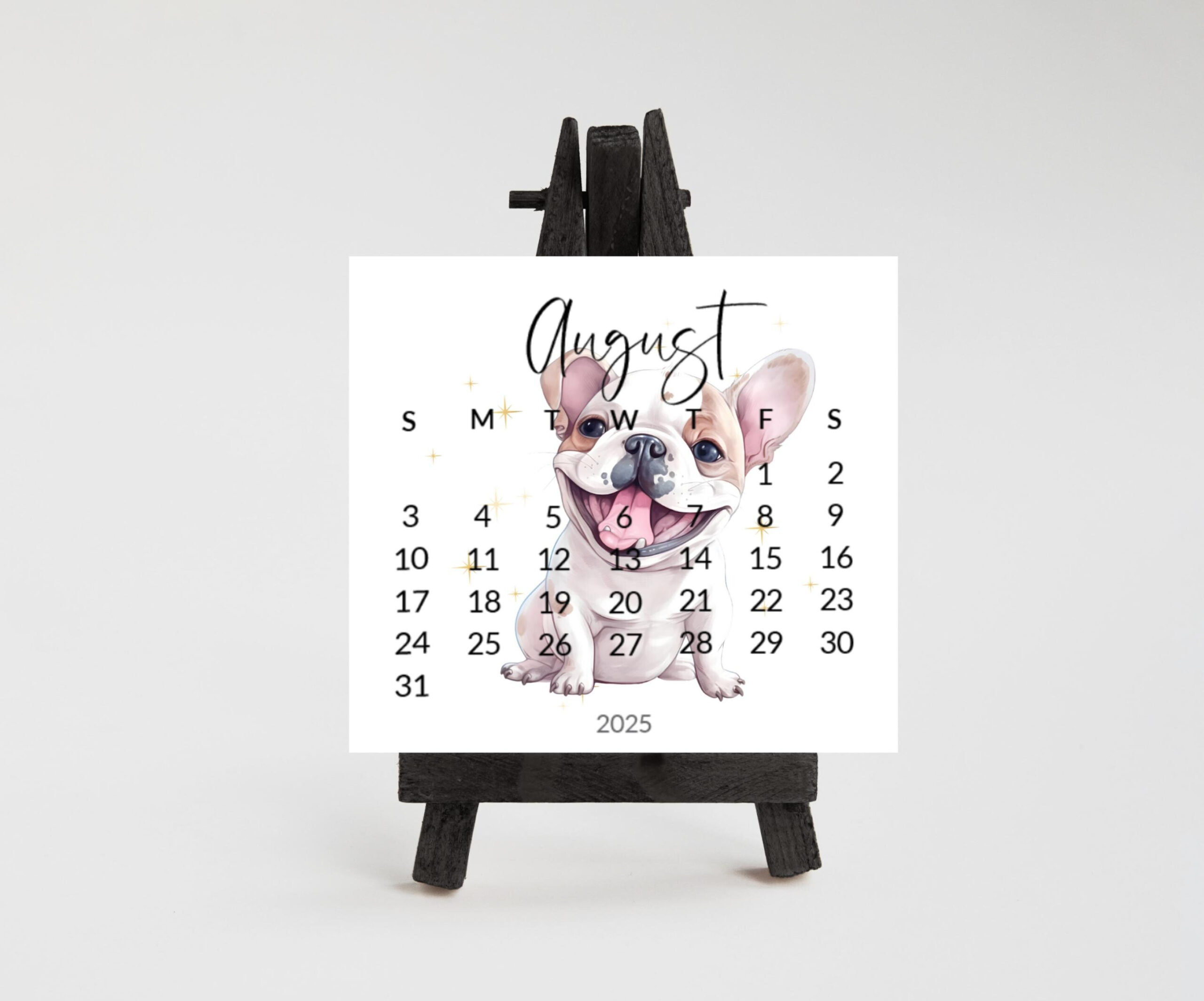 Frenchie Dog Calendar - Etsy with regard to Pardon My Frenchie 2025 Calendar Printable