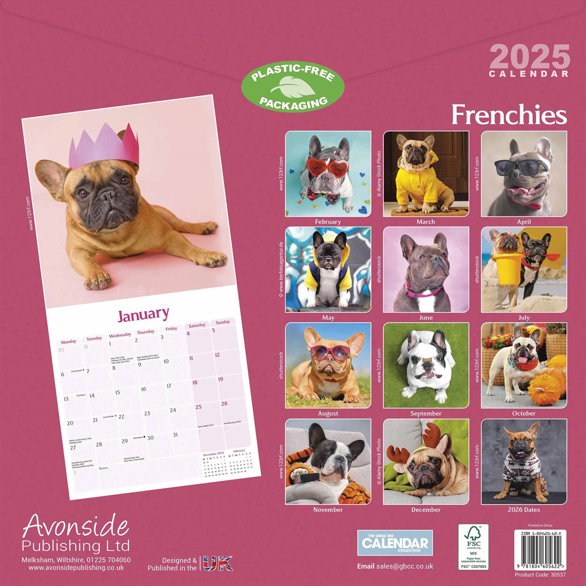Frenchies Calendar 2025 with Just Bulldog Bad Boys 2025 Calendar Printable