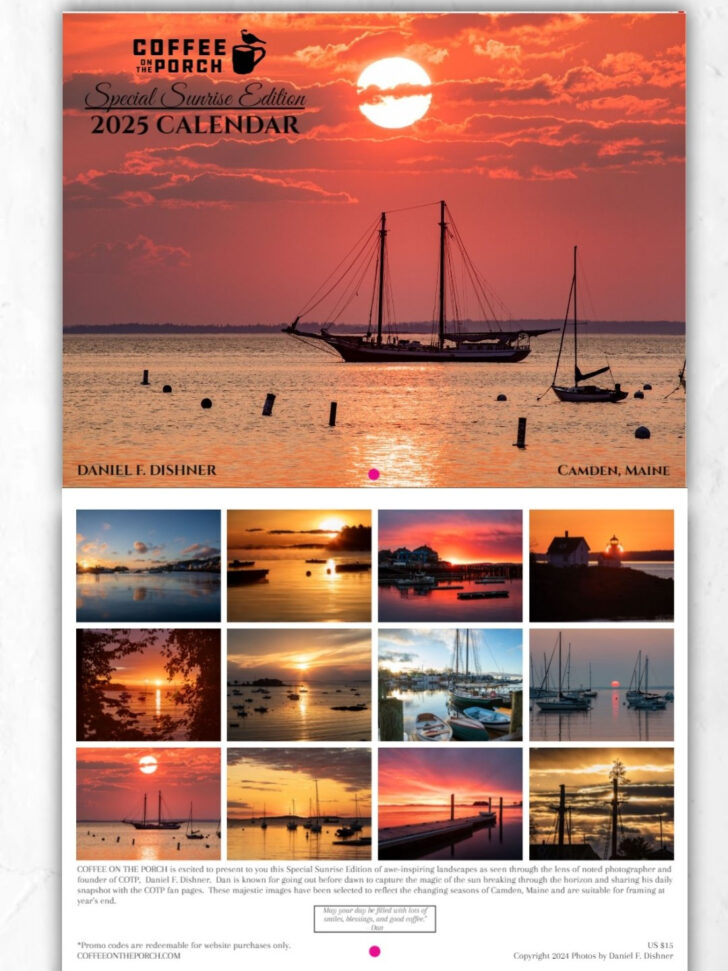 On the Porch 2025 Calendar  Printable