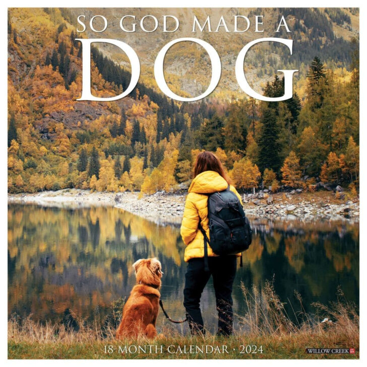 So God Made a Dog 2025 Calendar Printable