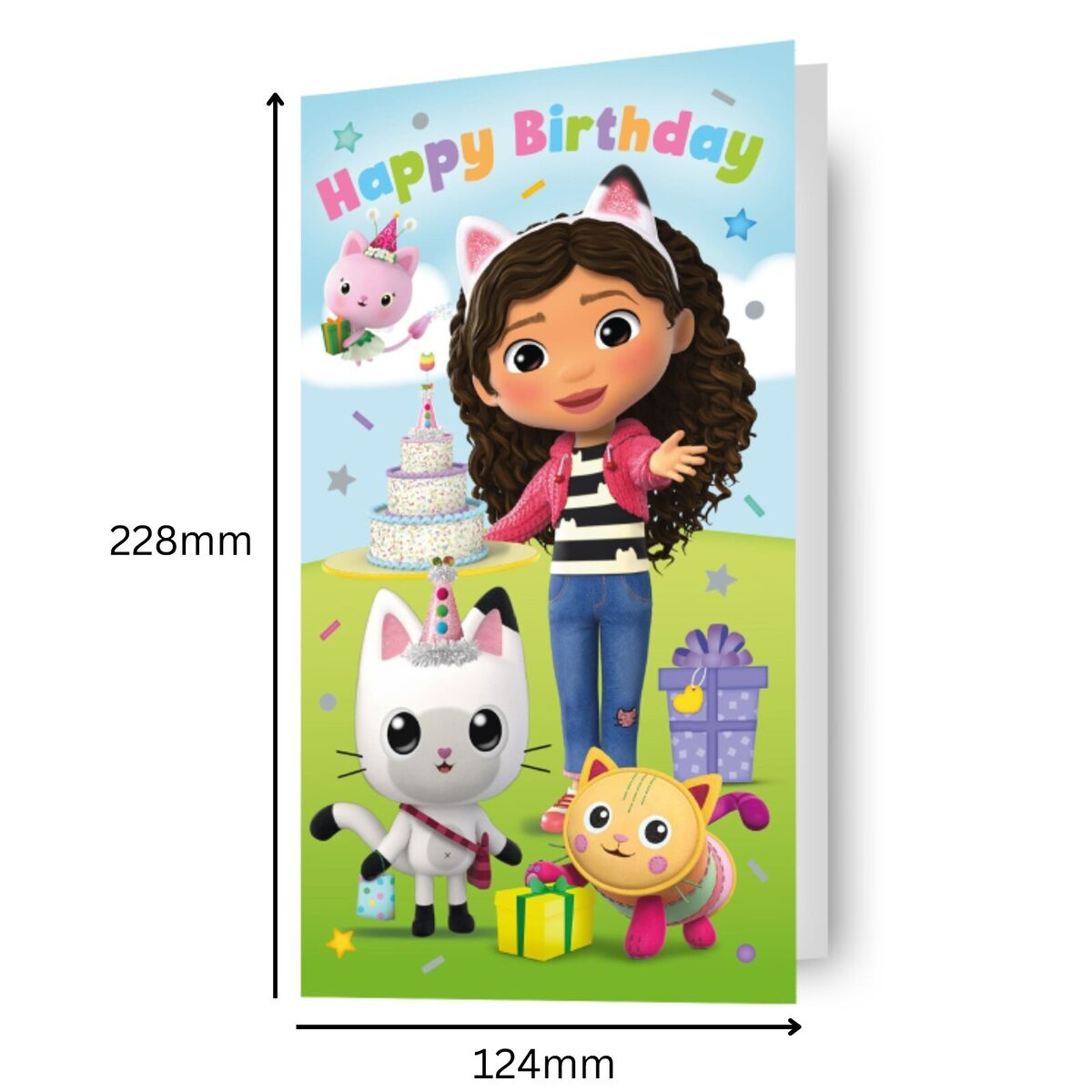 Gabby&amp;#039;S Dollhouse Birthday Card, Kids Birthday Greeting Card, Official Product regarding Gabbys Dollhouse 2025 Calendar Printable