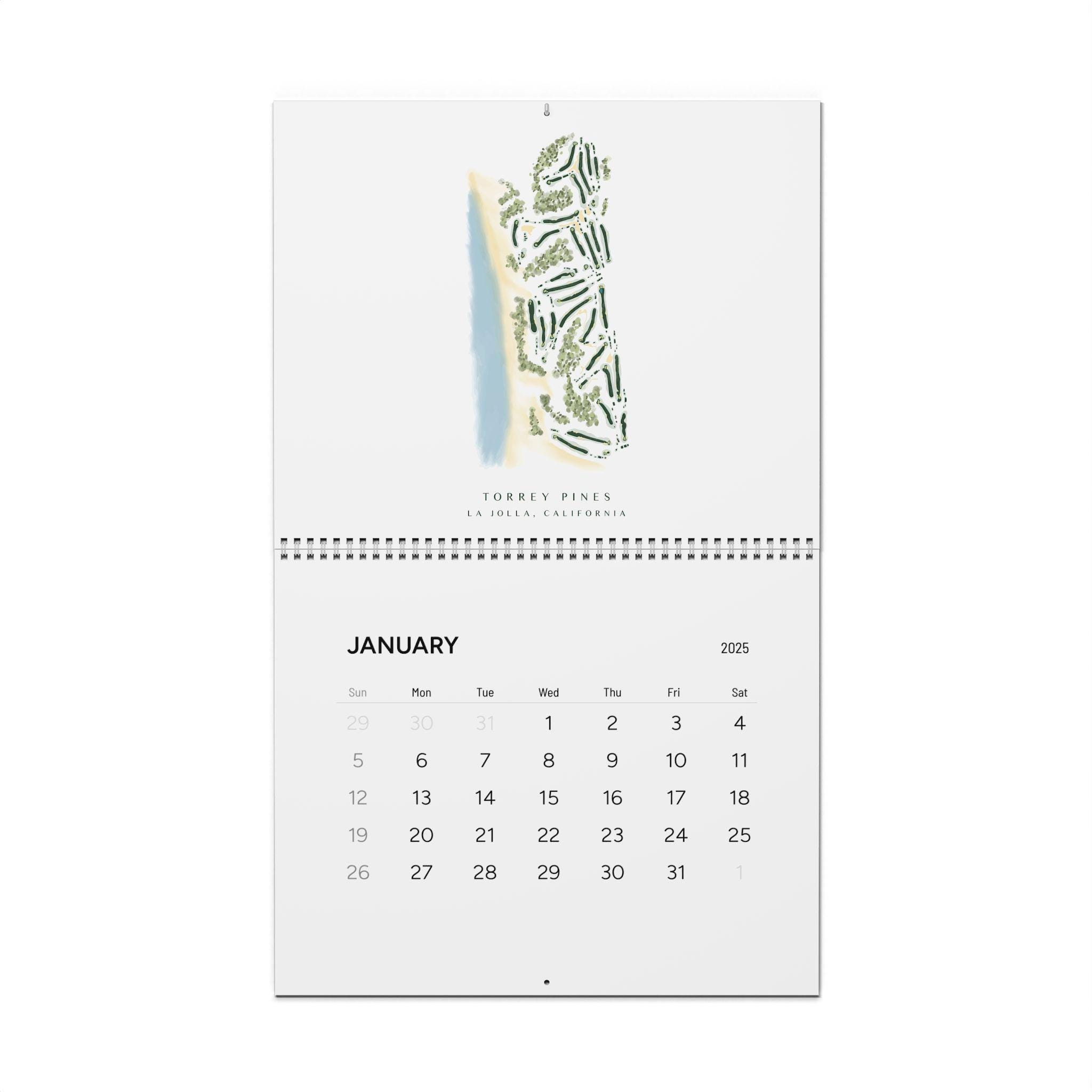 Golf Wall Calendar - Etsy regarding Golf Crazy By Gary Patterson 2025 Calendar Printable