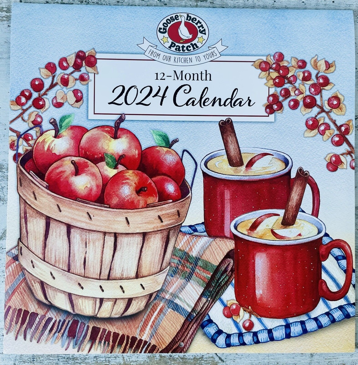 Gooseberry Patch **2024**Expired**Wall Calendar 12 Month 12X 24&amp;quot; With Recipes regarding Gooseberry Patch 2025 Calendar Printable