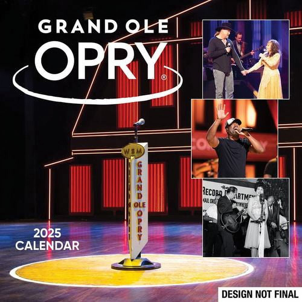Grand Ole Opry 2025 Wall Calendar: Celebrating 100 Years Of The regarding Grand Ole Opry 2025 Calendar Printable